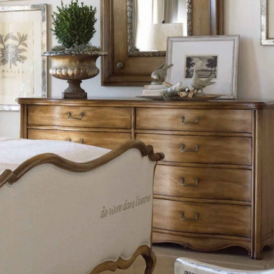 Drexel Heritage 850-200/404 Chimay Wood Dresser/Mirror (드렉셀 헤리티지 화장대+거울)